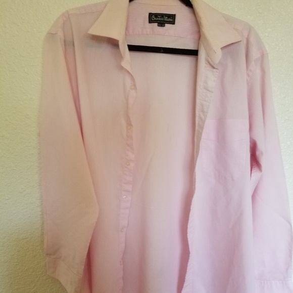 Countess Mara Pink Button Down Dress Shirt - Picture 3 of 6